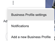 Business Profile Settings