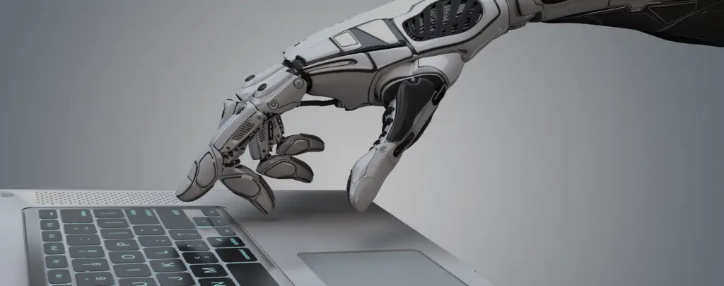 Robotic hand using keyboard